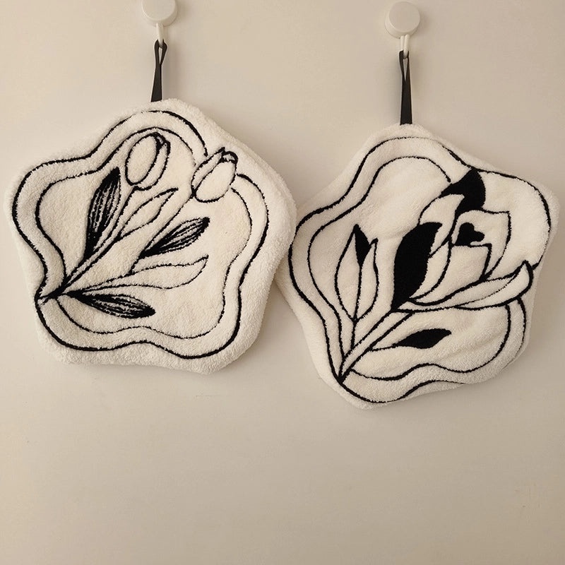 Minimalist Classic Letter Printed Polyester Towels | Home & Living Textiles