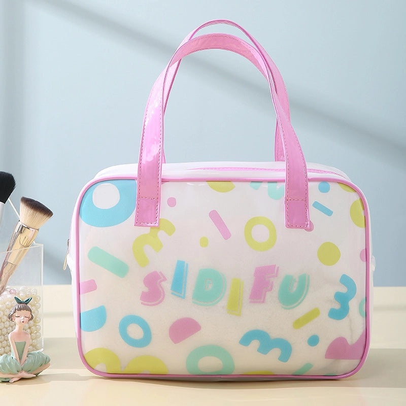 Korean Style Floral Butterfly PVC Pouch|Accessories Storage Bags