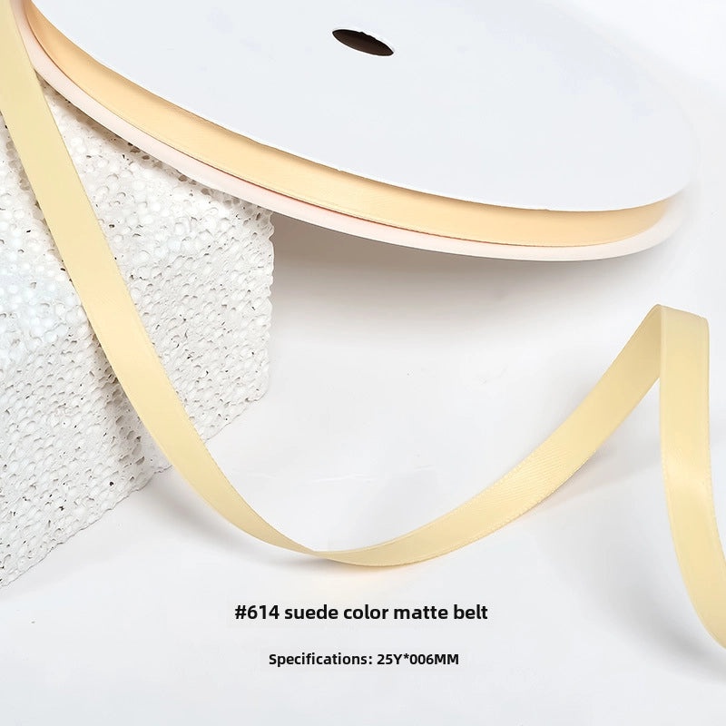 Yao Ming Han Style Milk Silk Ribbon Bow Hair Accessory Korean Full-matte Floral Packaging Belt|Hair Accessories