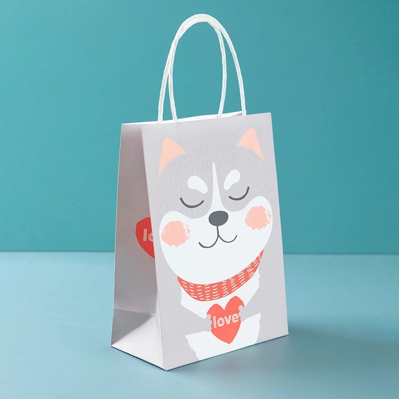 Cartoon Animal Design Holiday Party Gift Bags Durable Daily Use Wrapping Supplies|Party Supplies