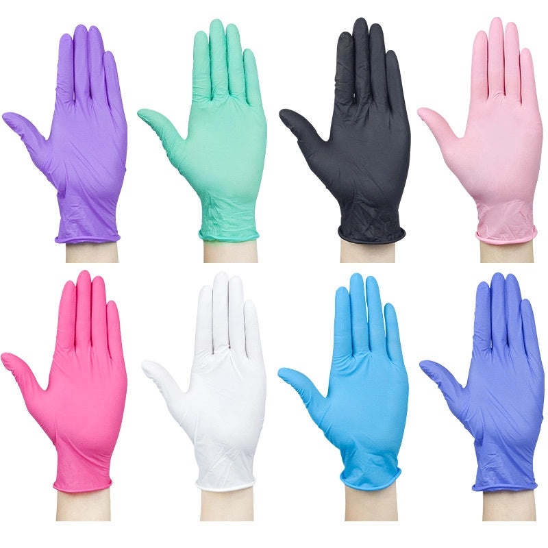 Elegant Solid Color Butyronitrile Gloves for Household Cleaning | Household & Cleaning Supplies
