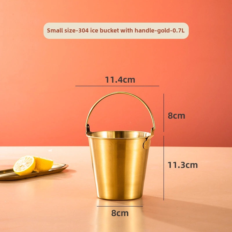 304 Stainless Steel Ice Bucket for Bar & Home Use | Kitchen & Dining Accessories