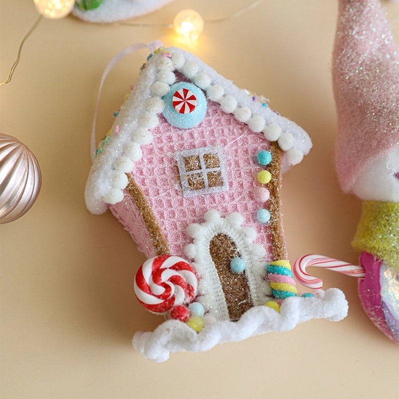 Adorable Pastoral Ice Cream Snowman Foam Hanging Ornaments for Casual Holiday Party Decorations|Holiday Ornaments