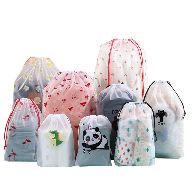 Casual Cartoon Solid Color PE Storage Pouch for Daily Use|Storage Bags & Organizers