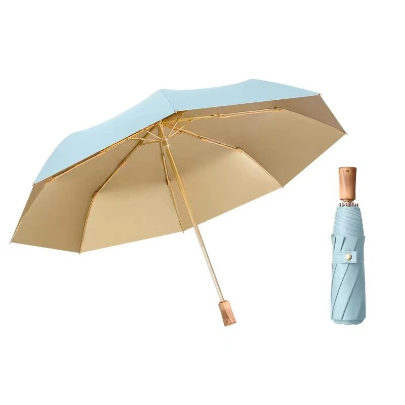 Transparent Automatic Umbrella for Women and Kids Large Clear Rain Protection Printed Logo Customizable|Umbrellas & Rain Gear