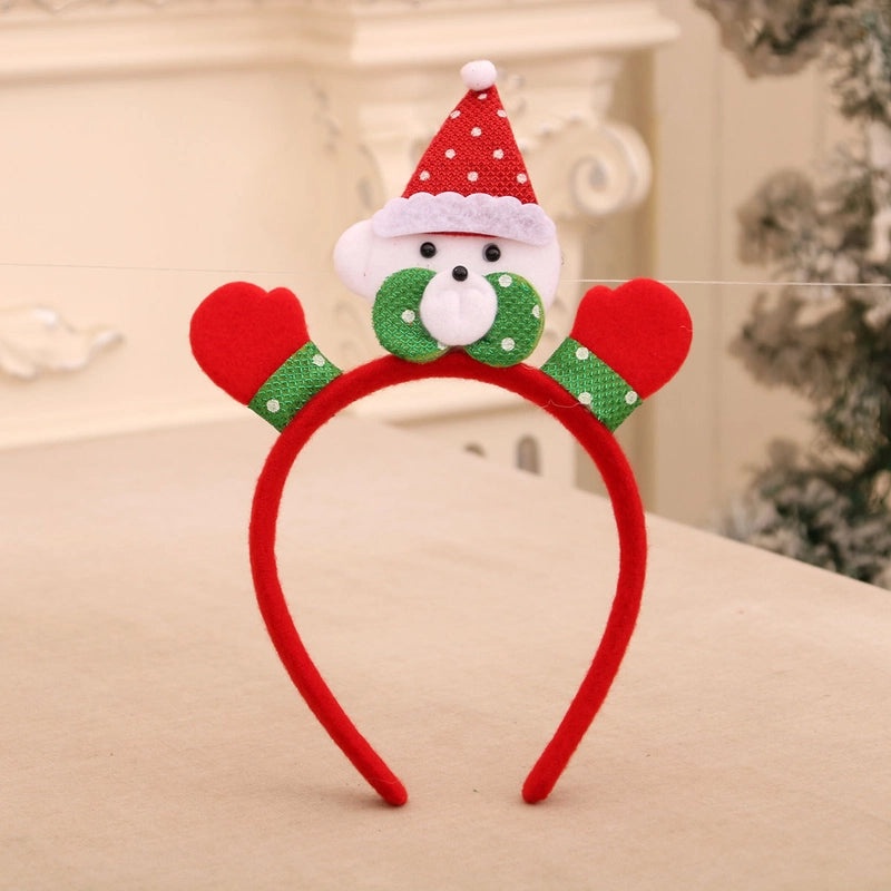 Christmas Snowman and Reindeer Antler Hair Bands Nonwoven Party Accessories|Festive Party Supplies