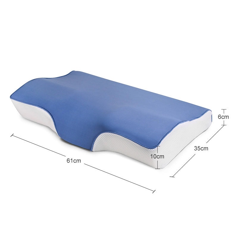 Comfortable Color Block Memory Foam Pillow for Everyday Use|Home & Bedding