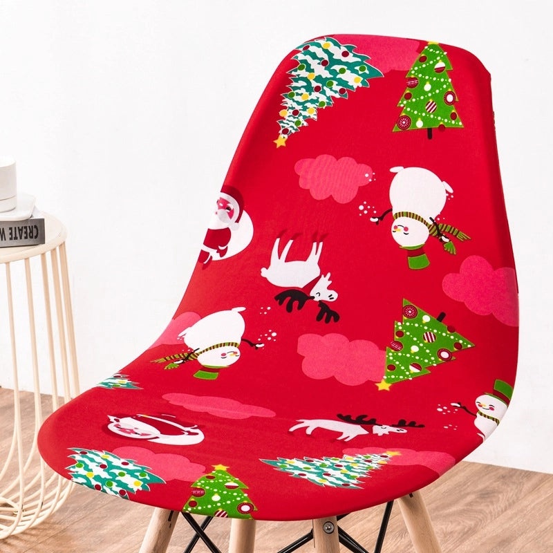 Printed Stretch Eames Chair Cover for Kitchen and Hotel Use | Home Decor & Furniture Accessories