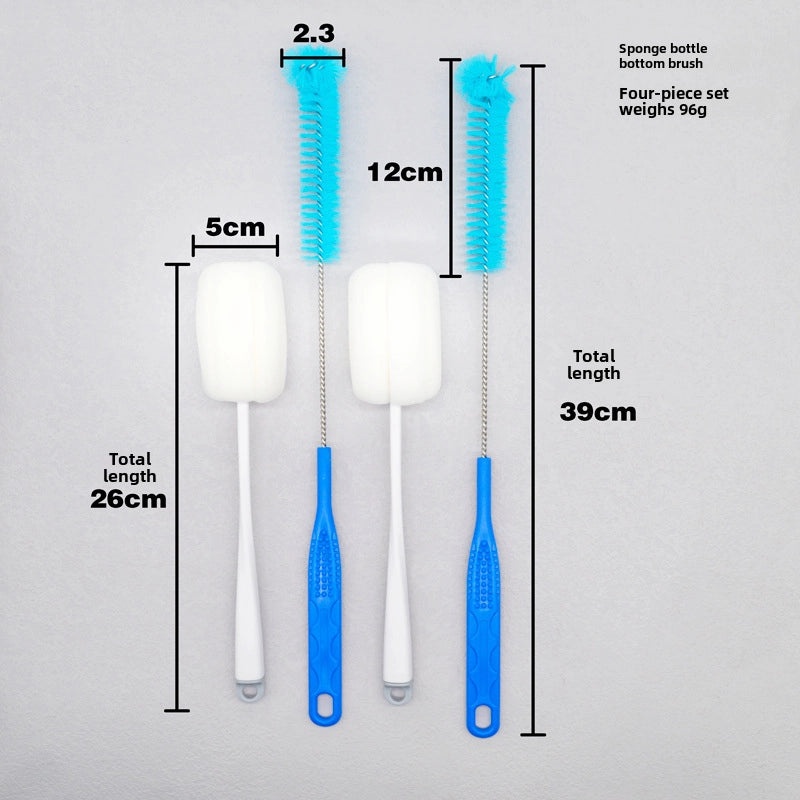 Bottle Cleaning Brush Set with Straw and Test Tube Brushes | Kitchen & Dining Tools