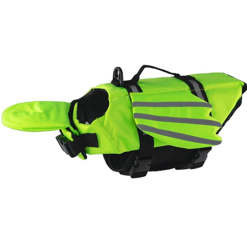 Reflective Pet Life Jacket with Angel Wings for Outdoor Swimming | Pet Safety & Outdoor Apparel