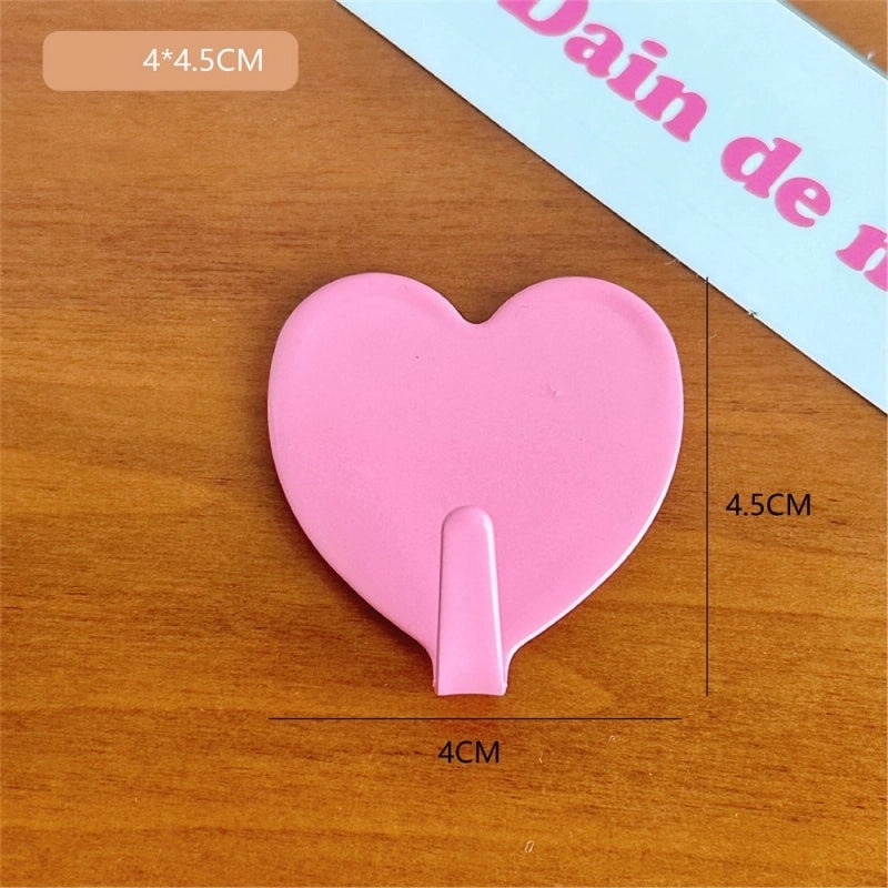 Minimalist Pink Heart Hook | Home Decor Hooks