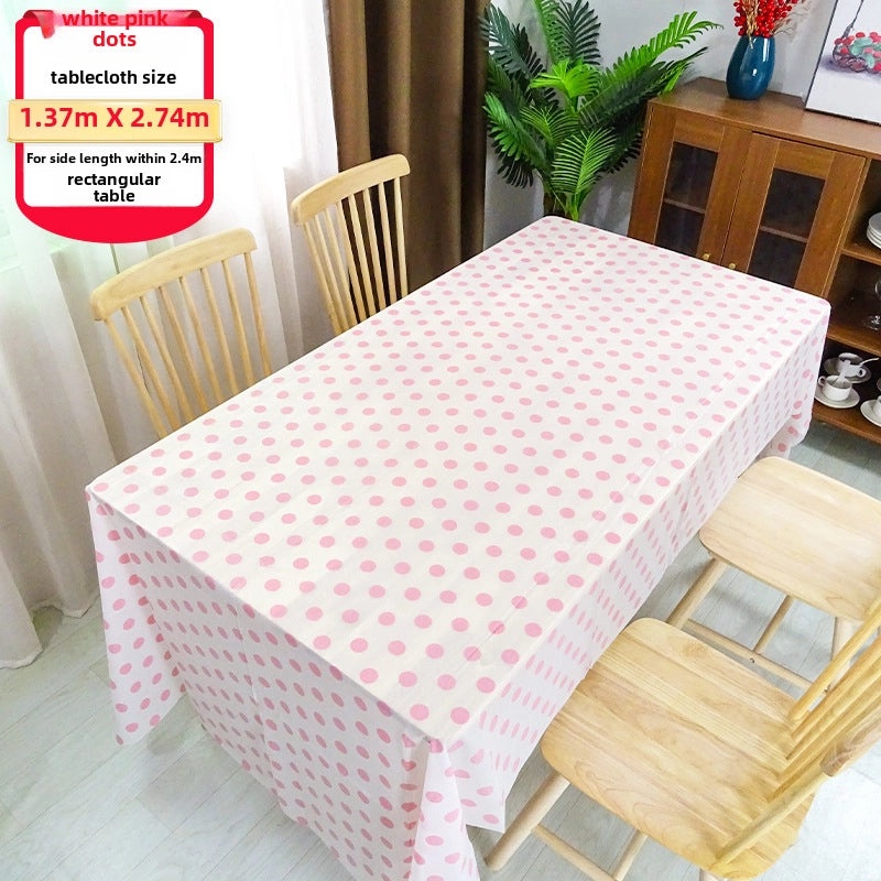 Kids Birthday Disposable Rectangular Tablecloth for Party Classroom Decoration|Party Supplies