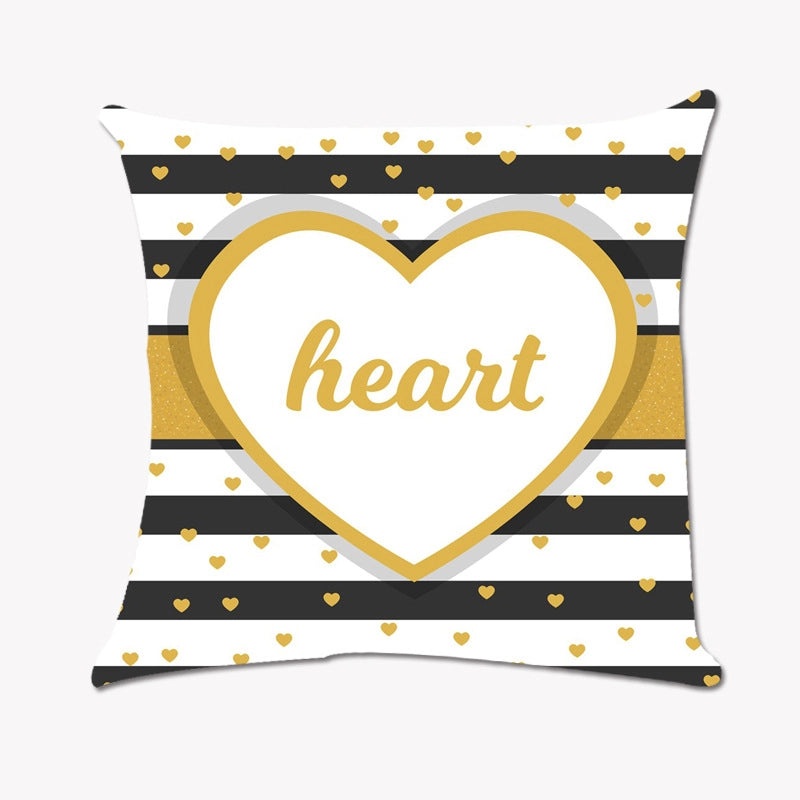Valentine's Day Minimalist Letter Pillowcases for Couch and Sofa Super Soft Decorative Covers|Home Decor Cushions
