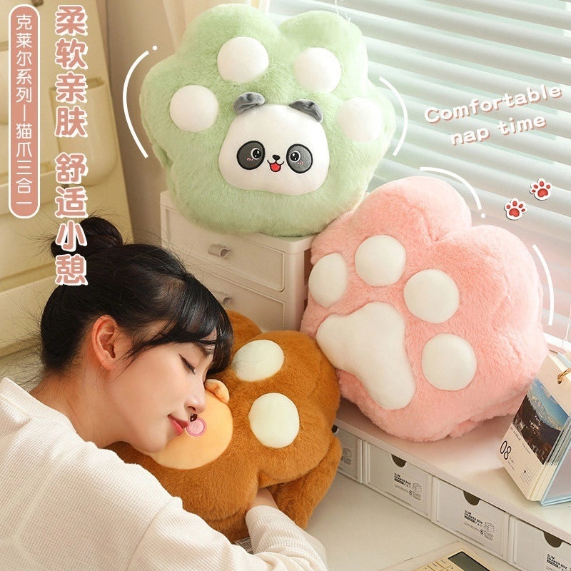 Adorable Cat Claw Plush Pillow with Soft PP Cotton Filling | Home Decor & Bedding