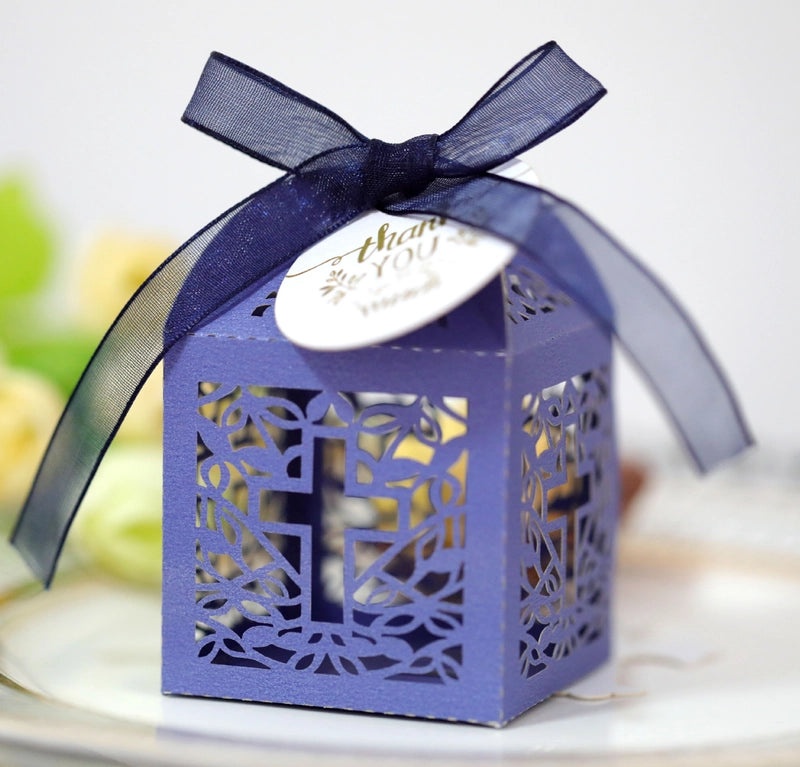 Elegant Solid Color Candy Box for Wedding Party Favor|Party Supplies & Wedding Decorations