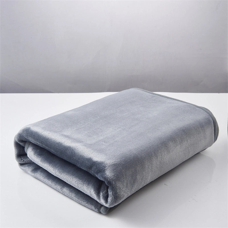 Cozy Solid Color Electric Throw Blanket for Bedding|Home Textiles & Bedding