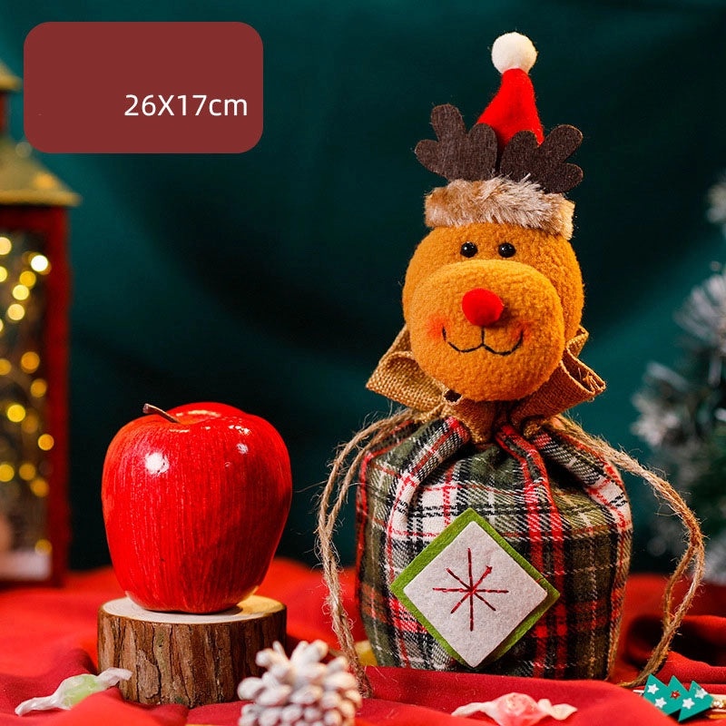 Christmas Tree Santa Claus Snowman Gift Bags Festive Party Wrapping Supplies|Holiday Party Supplies