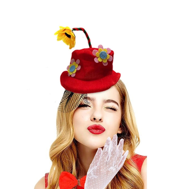 Valentine's Day Hair Band and Gloves Set for Adults and Kids | Hair Accessories & Costume Props