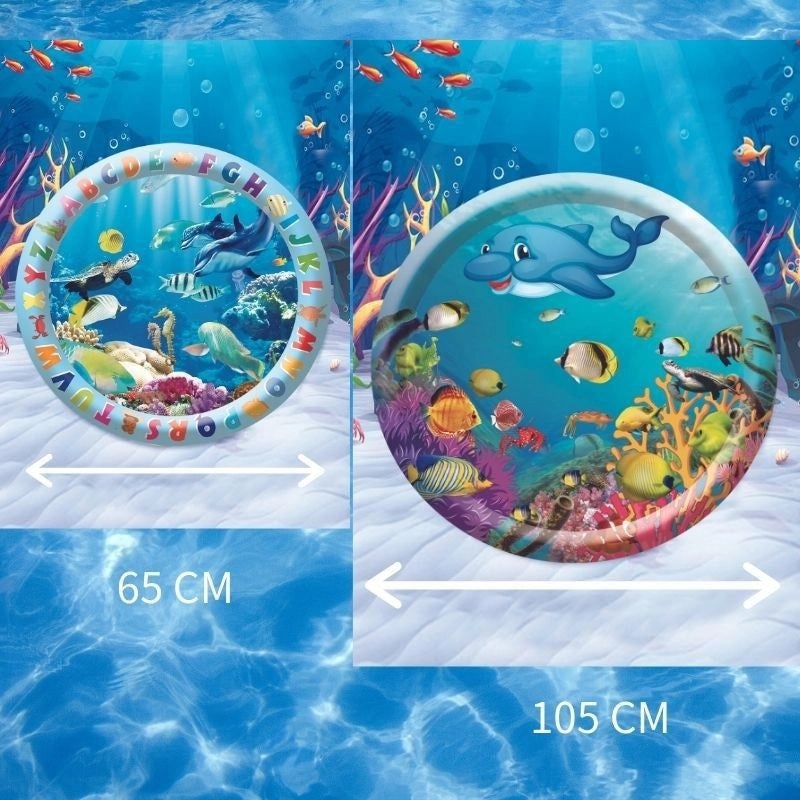 Inflatable Cat and Dog Cooling Water Mat with Fish Toy for Pets|Pet Cooling Accessories