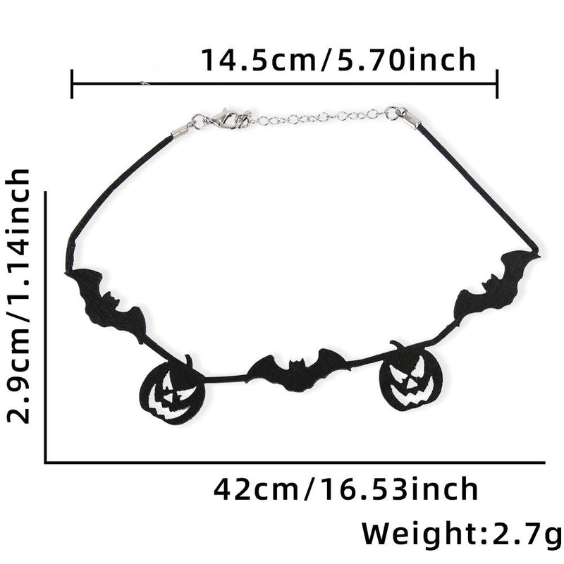 Minimalist Halloween Bat Skull Necklace | Jewelry & Accessories