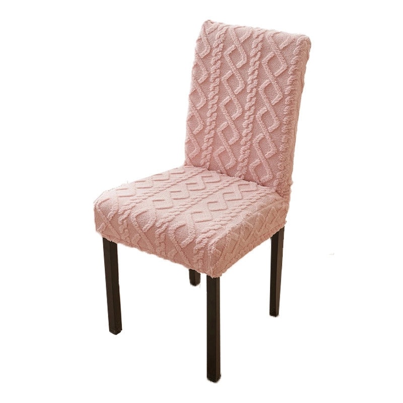 Jacquard Elastic Chair Cover Thickened Cushion Dining Room Universal Fit|Home Decor & Furniture Accessories
