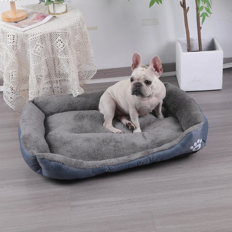 Candy Color Square Pet Nest for Dogs and Cats Universal Kennel Mat with PP Cotton Filling | Pet Beds & Accessories