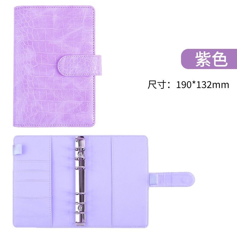 Solid Color Casual PU Notebook for Graduation Learning | Stationery & Office Supplies