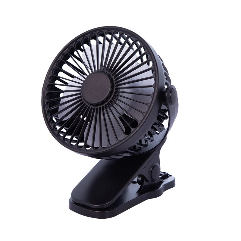 Portable Rechargeable Clip Fan with Rotating Head and Large Airflow | Home Appliances Fans
