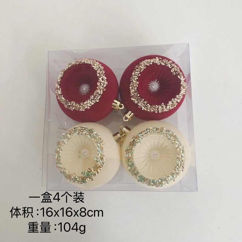 Christmas Sweet Ball Horse Plastic Ornaments Set | Christmas Decorations