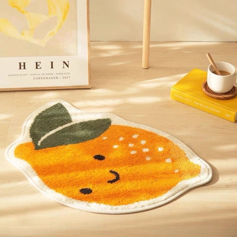 Cartoon Poached Egg Children's Floor Mat Entrance Bathroom Door Mat|Home Decor & Rugs
