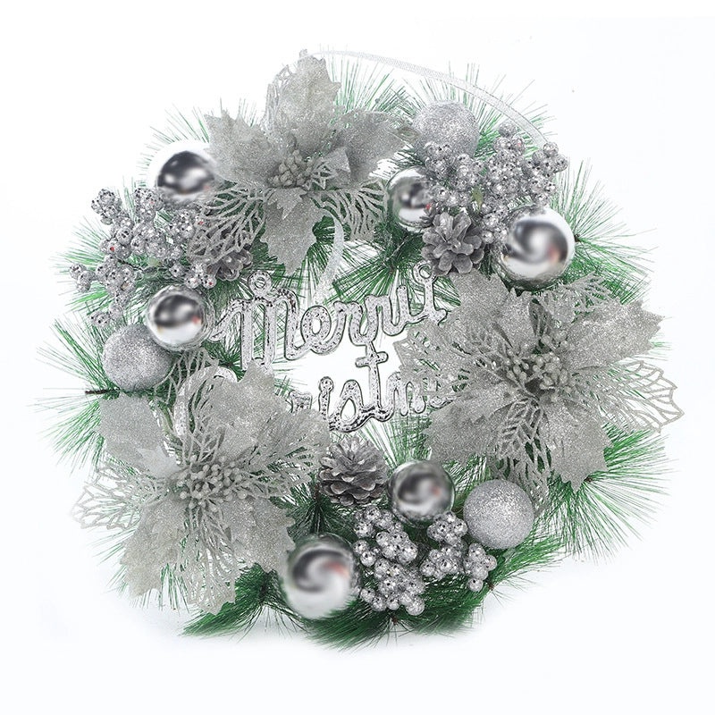 Festive Holiday Christmas Wreath Decoration | Home Decor & Holiday Accessories