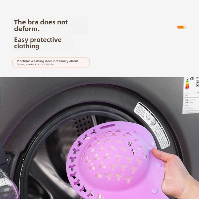 Silicone Bra Laundry Bag for Underwear Protection Anti-deformation Anti-friction Mesh Wash Bag|Laundry Accessories