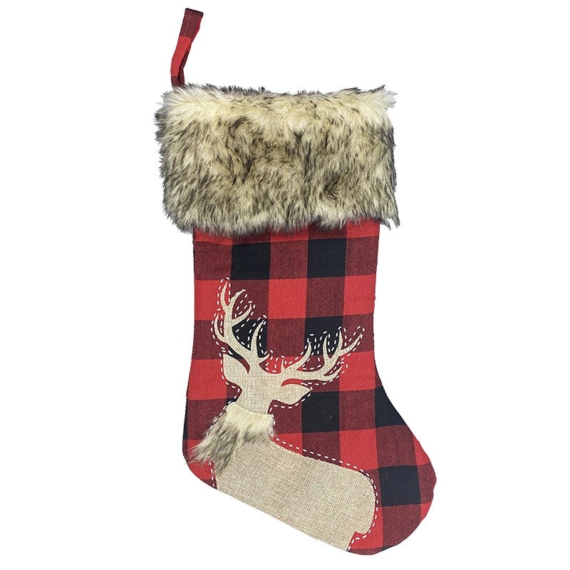 Christmas Red Santa Candy Gift Bag Home Decoration Christmas Stocking Pendant|Holiday Decorations