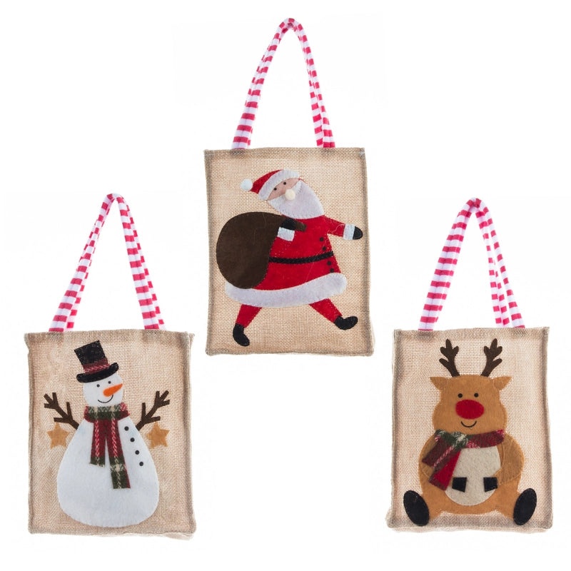 Cute Christmas Santa Claus Snowman Elk Gift Bags | Holiday Gift Wrapping Supplies