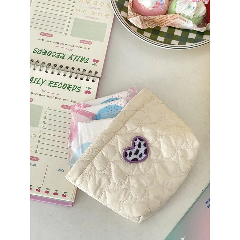 Cherry Heart Shape Polyester Tote Bag for Women Casual Elegant Style|Fashion Accessories Bags