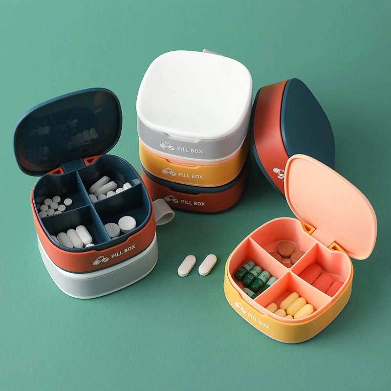 Portable Mini Silicone Medicine Box for Travel and Home | Health & Personal Care