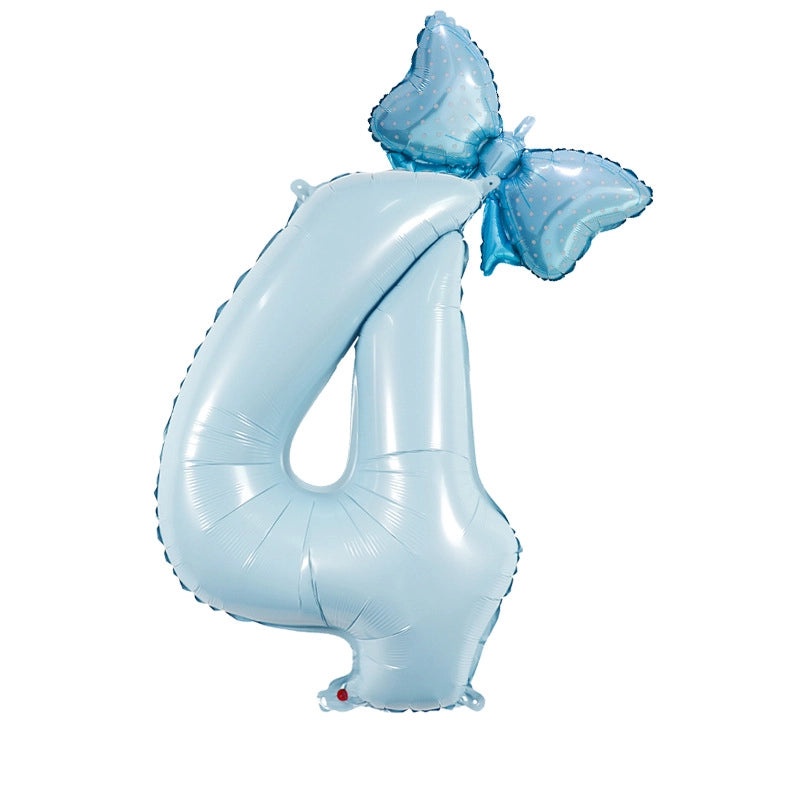 Modern Number Birthday Balloons Aluminum Foil Classic Basic Style | Party Decorations Balloons