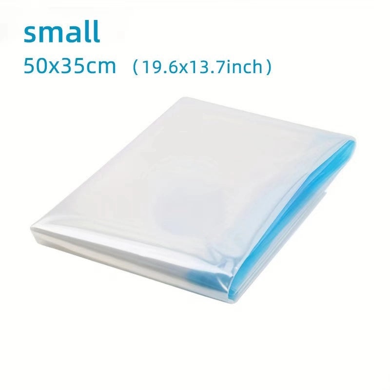 Transparent Vacuum Compression Storage Bag for Clothes Quilts Hand Roll Thickened Explosion-proof Zipper | Home Storage & Organization