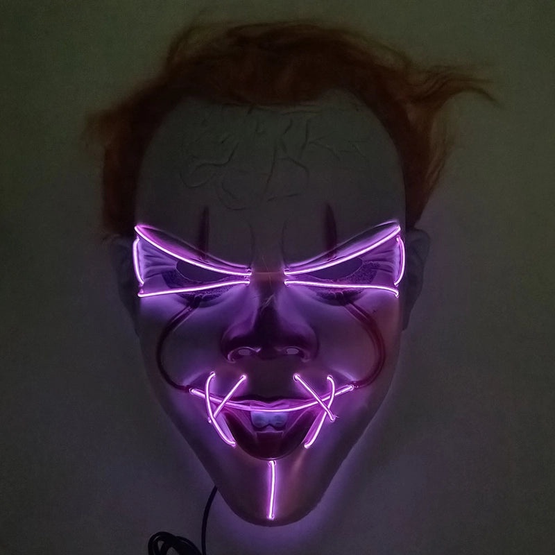 Halloween Grimace Hip-Hop Style Plastic Party Mask|Party Accessories & Masks