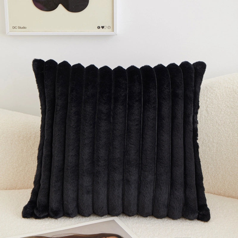 Cozy Minimalist Solid Color PP Cotton Plush Throw Pillow for Home Decor|Home Textile Accessories