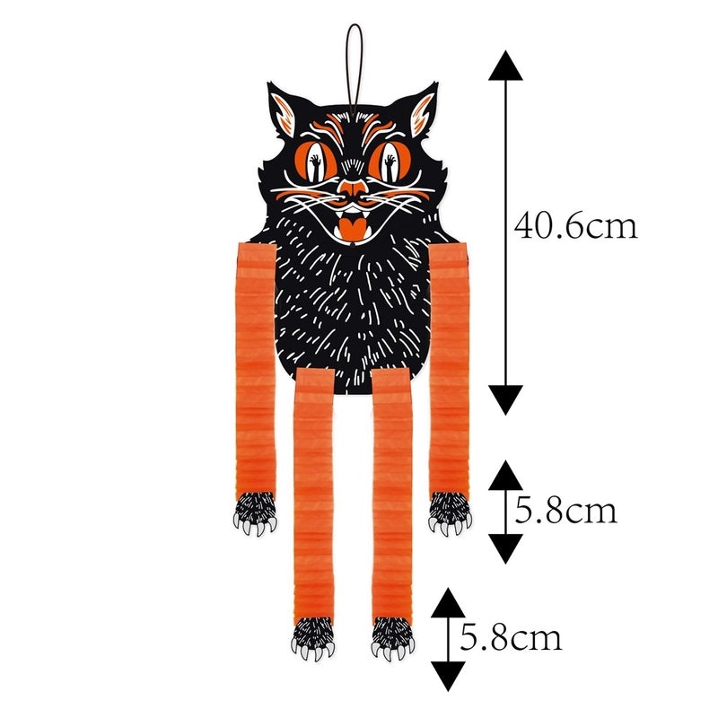 Halloween Casual Pumpkin Skull Skeleton Hanging Ornaments Minimalist Paper Decorations|Home Decor