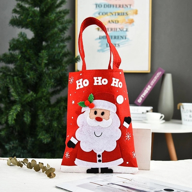 Nordic Christmas Gift Bags Santa Snowman Elk Party Decorations | Christmas Party Supplies