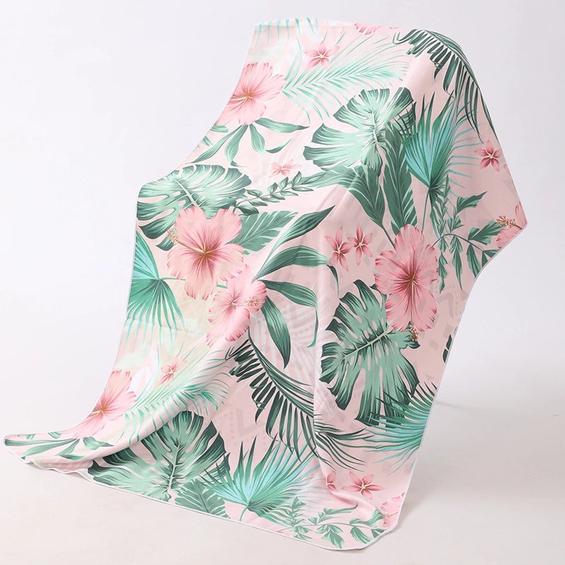 Underwater Animal Print Double-Sided Velvet Polyester Bath Towel | Bath & Beach Towels