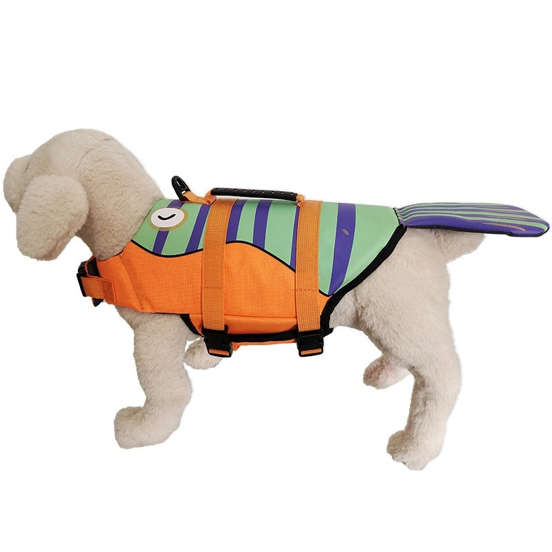 Pet Dog Life Jacket Outdoor Swim Vest Summer Big Dog Safety Swimwear In Stock|Pet Accessories
