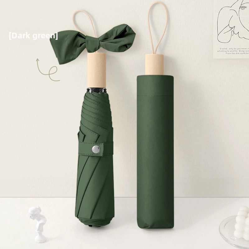 Large Folding Sun Umbrella for Women UV Protection Dual-purpose Sunscreen and Rain Umbrella Custom Logo Print|Outdoor Accessories