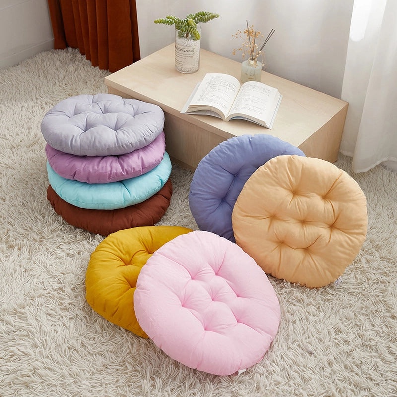 Thick Round Seat Cushion for Dining Office Student Chairs Comfortable Tatami Chair Pad|Home & Living Chair Cushions