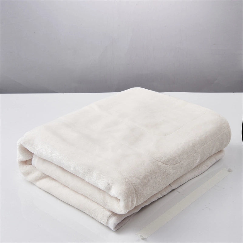 Cozy Solid Color Electric Throw Blanket for Bedding|Home Textiles & Bedding