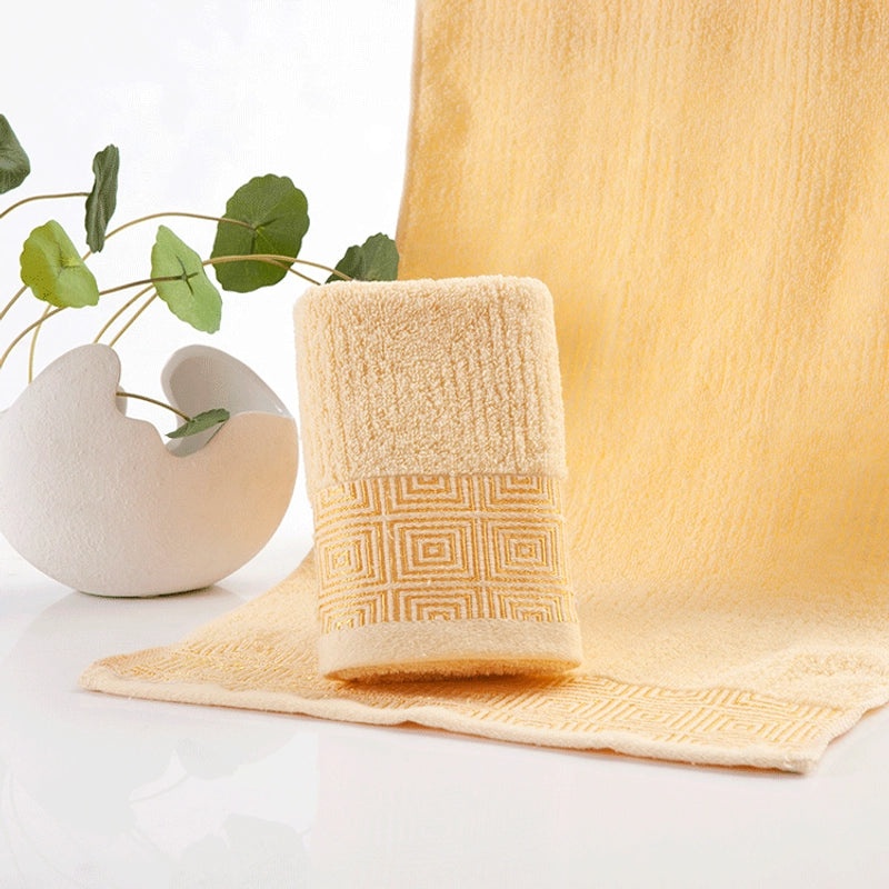 Gaoyang Cotton Absorbent Face Towel Embroidered Polyester Cotton Soft Washcloth Independent Packaging|Home & Living - Bath Towels