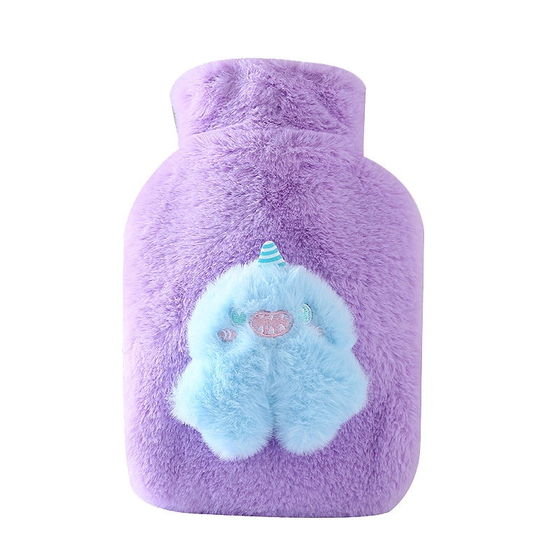 Adorable Cartoon PVC Hot Water Bottle for Fans & Heating | Home & Living Accessories