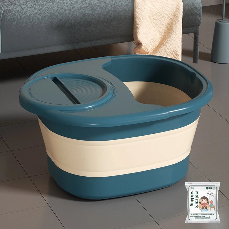 Foldable Silicone Foot Bath Bucket for Home Use | Foot Care & Massage Accessories